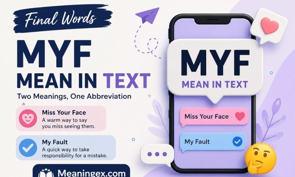 MYF Final Words