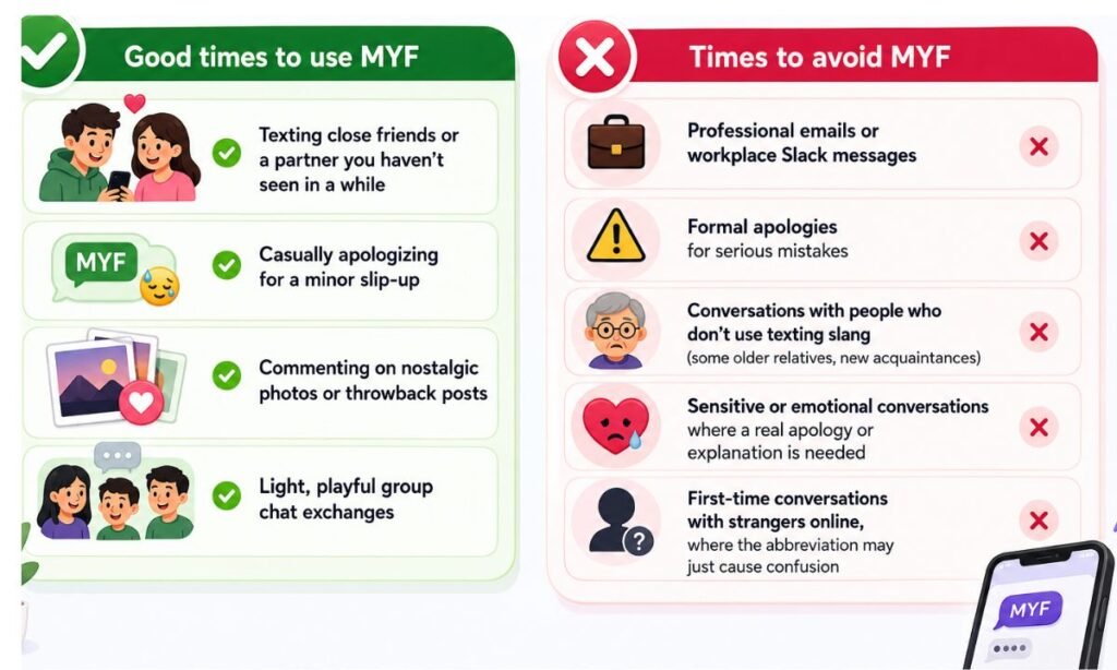 MYF When Use Or Not