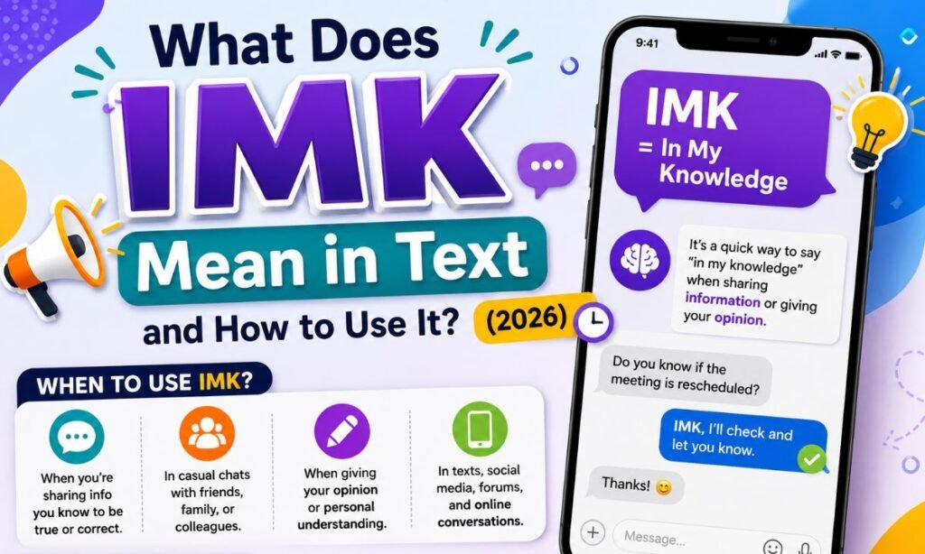 What does IMK-Meaning in Text.