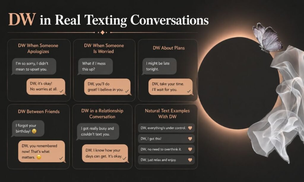 DW in Real Texting Conversations