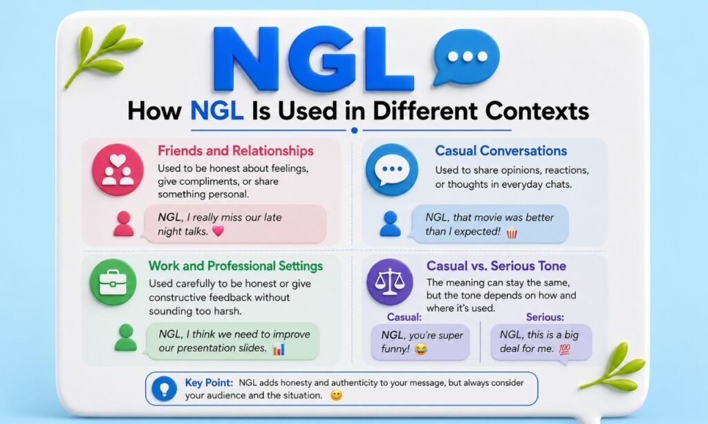 HOW NGL is used in Different contexts