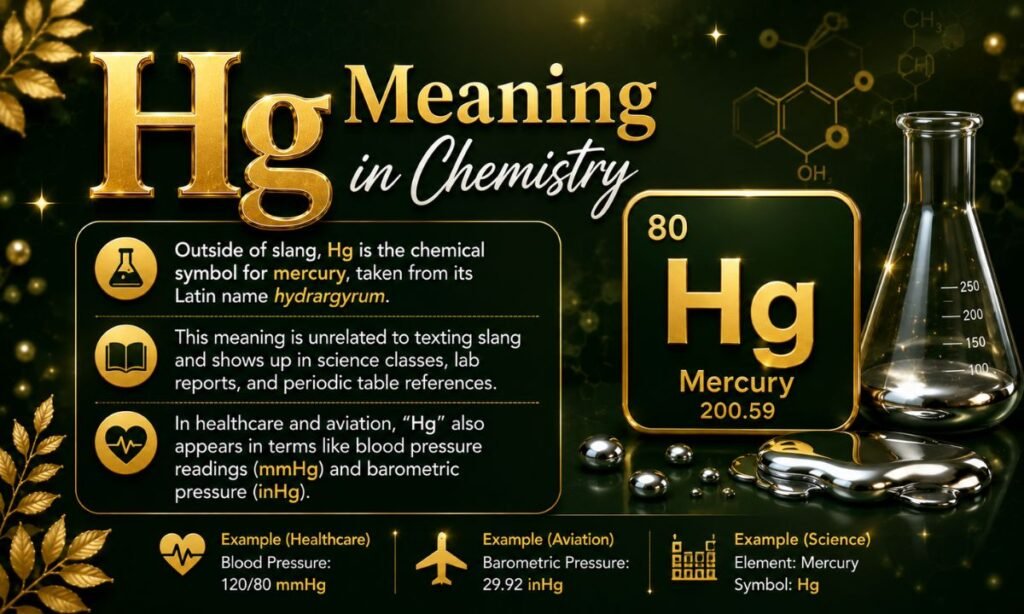 Hg Meaning in Chemistry