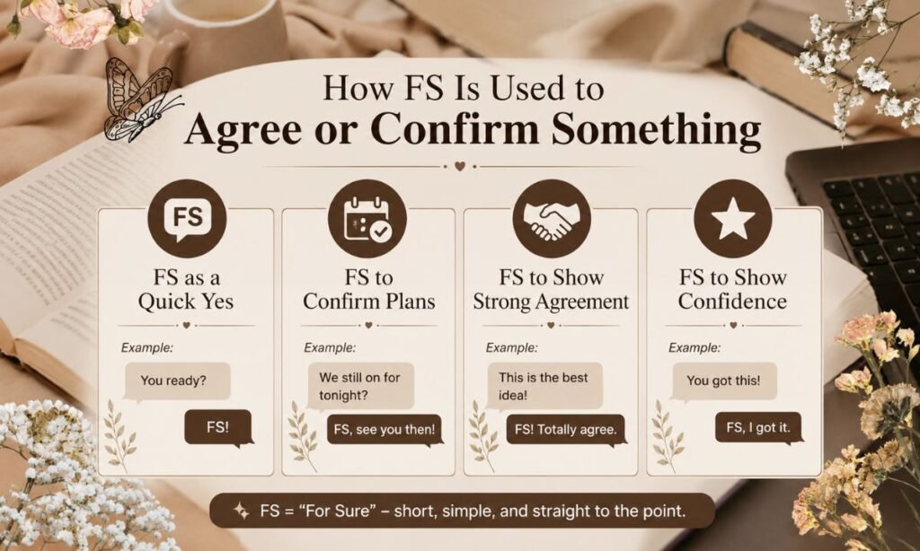 How FS Is Used to Agree or Confirm Something