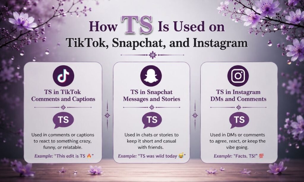 How TS Is Used on TikTok, Snapchat, and Instagram