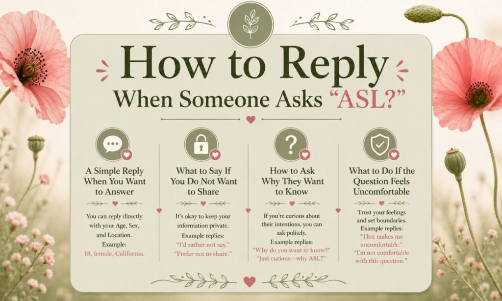 How to Reply When Someone Asks ASL