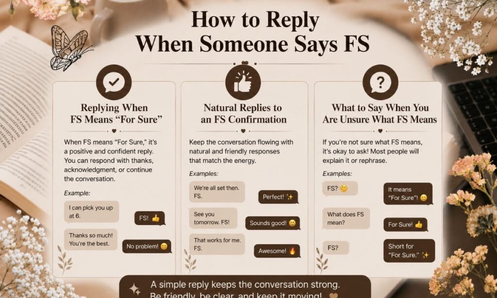 How to Reply When Someone Says FS
