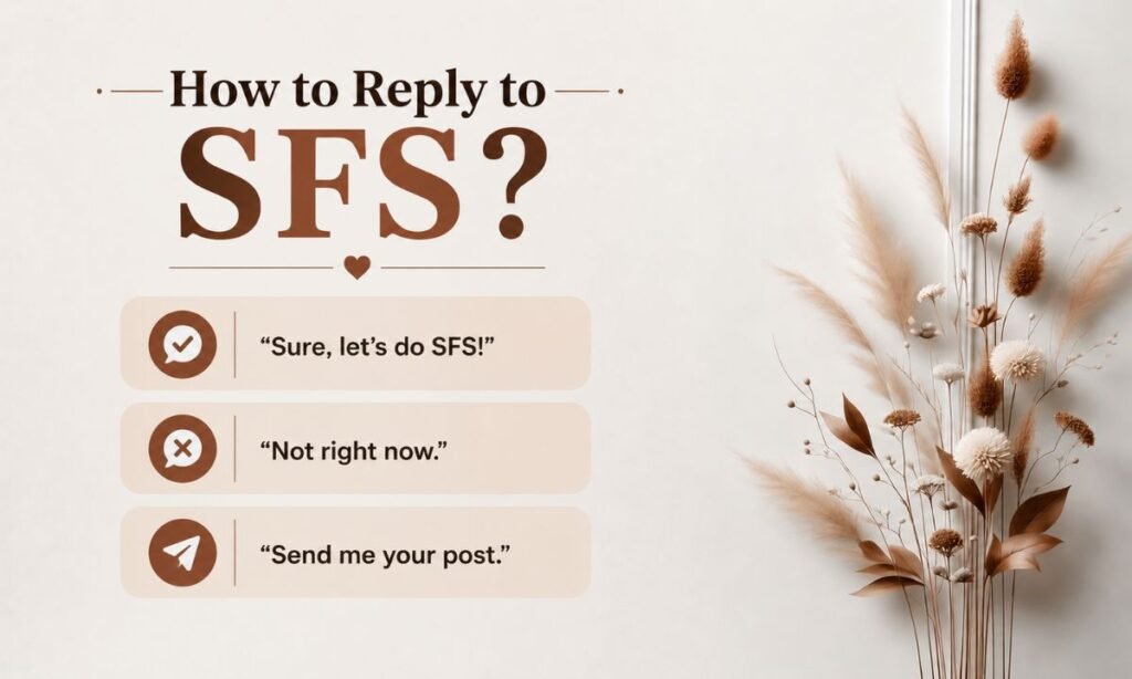 How to reply to SFS