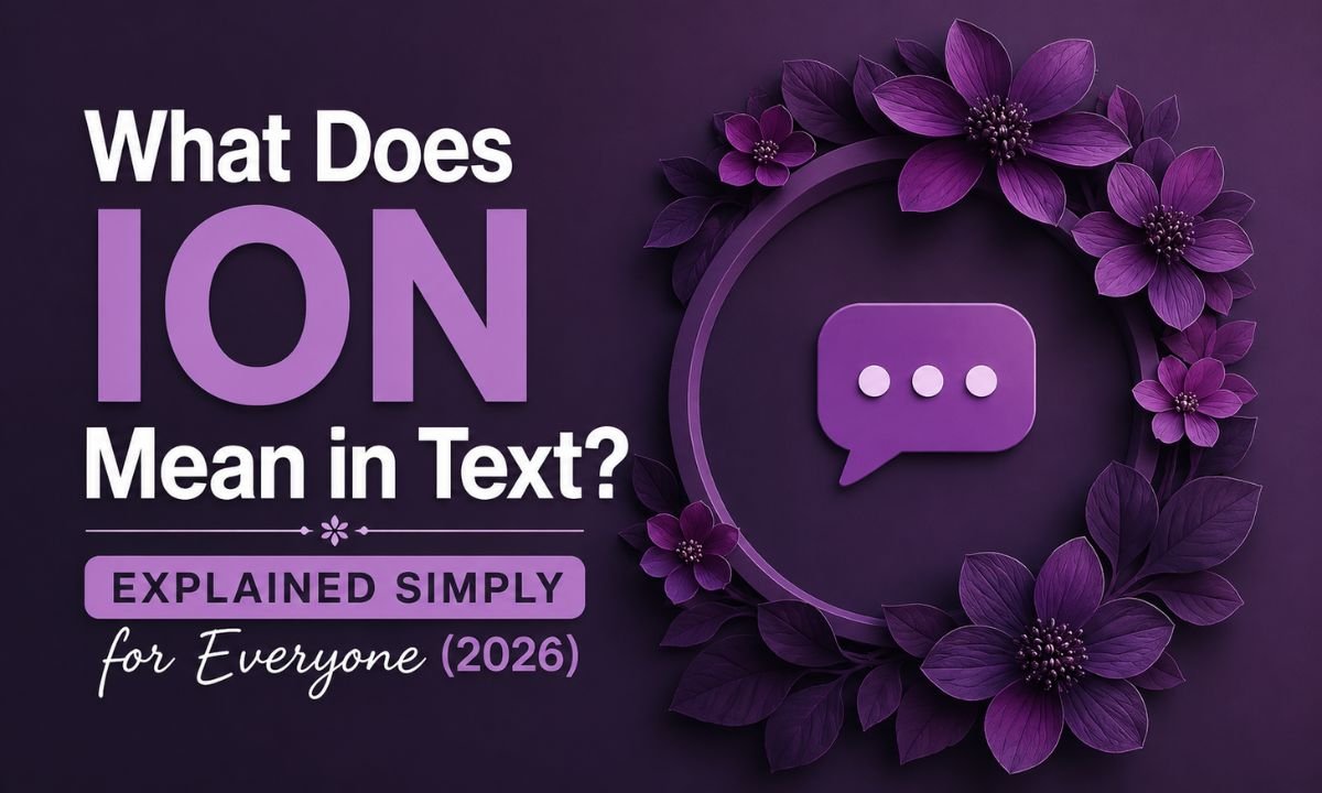 ION Mean In Text