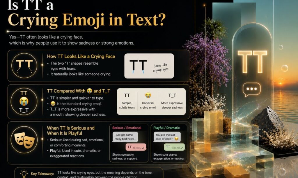 Is TT a Crying Emoji in Text