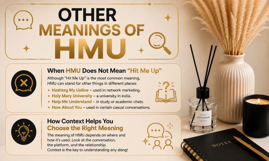 Other Meanings of HMU