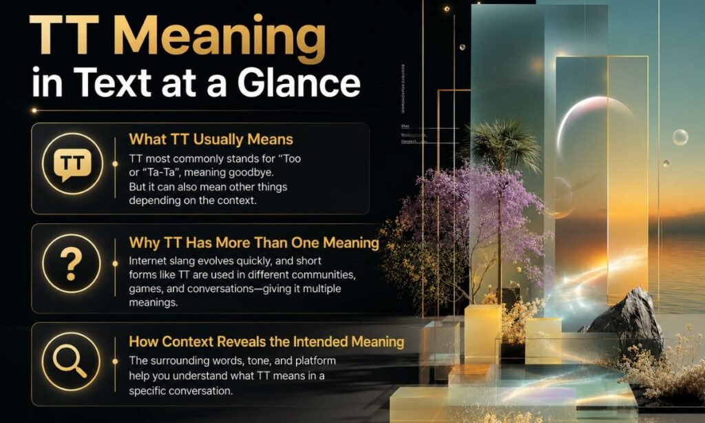 TT Meaning in Text at a Glance