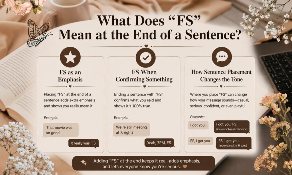 What Does FS Mean at the End of a Sentence