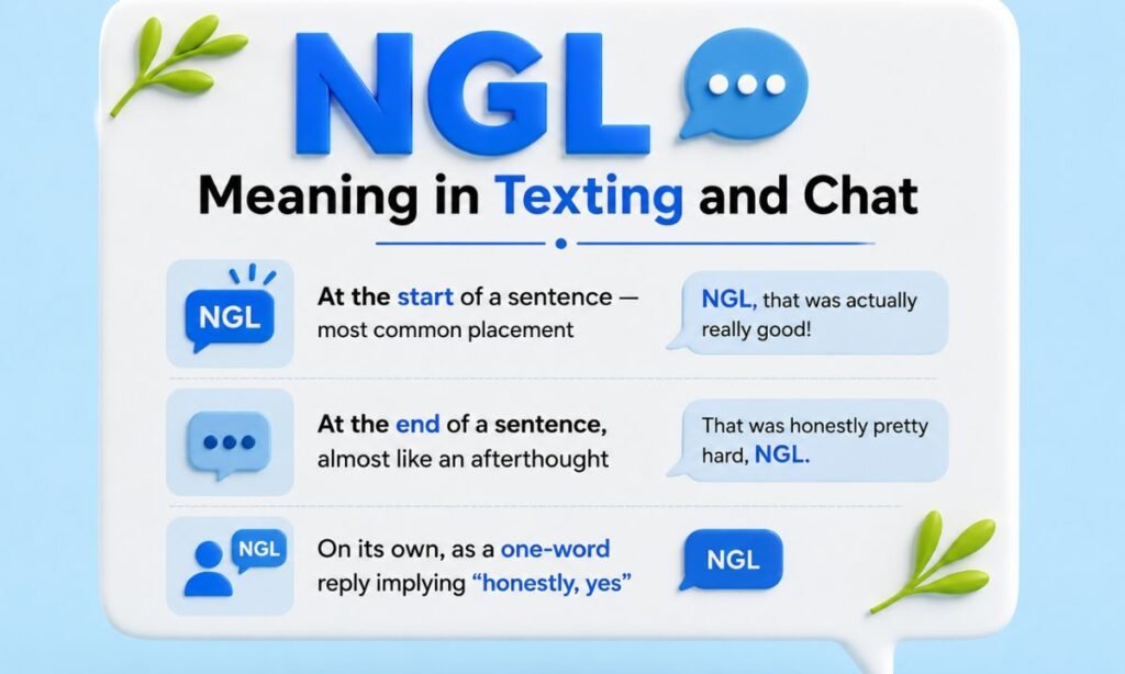 What Does NGL Mean in Text And Chat