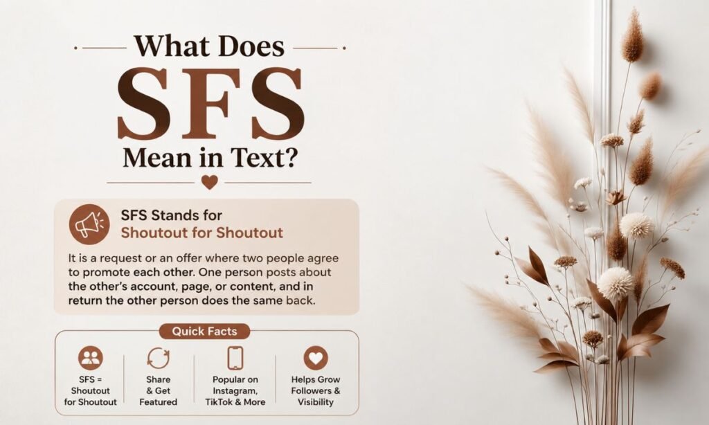What Does SFS Mean in Text