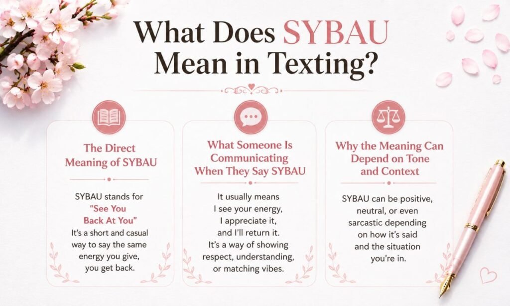 What Does SYBAU Mean in Texting