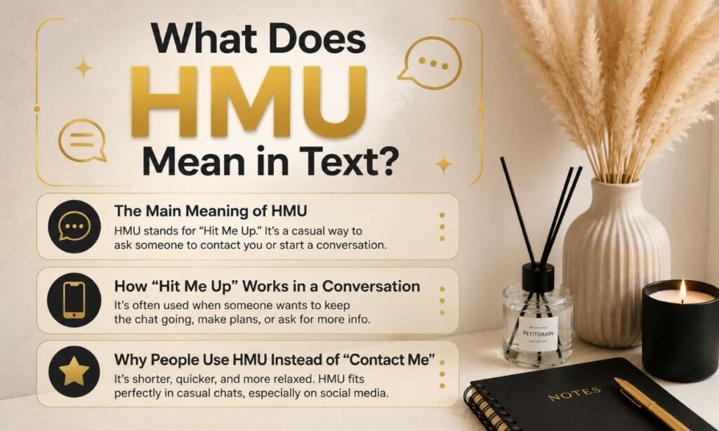 What does HMU Mean in Text