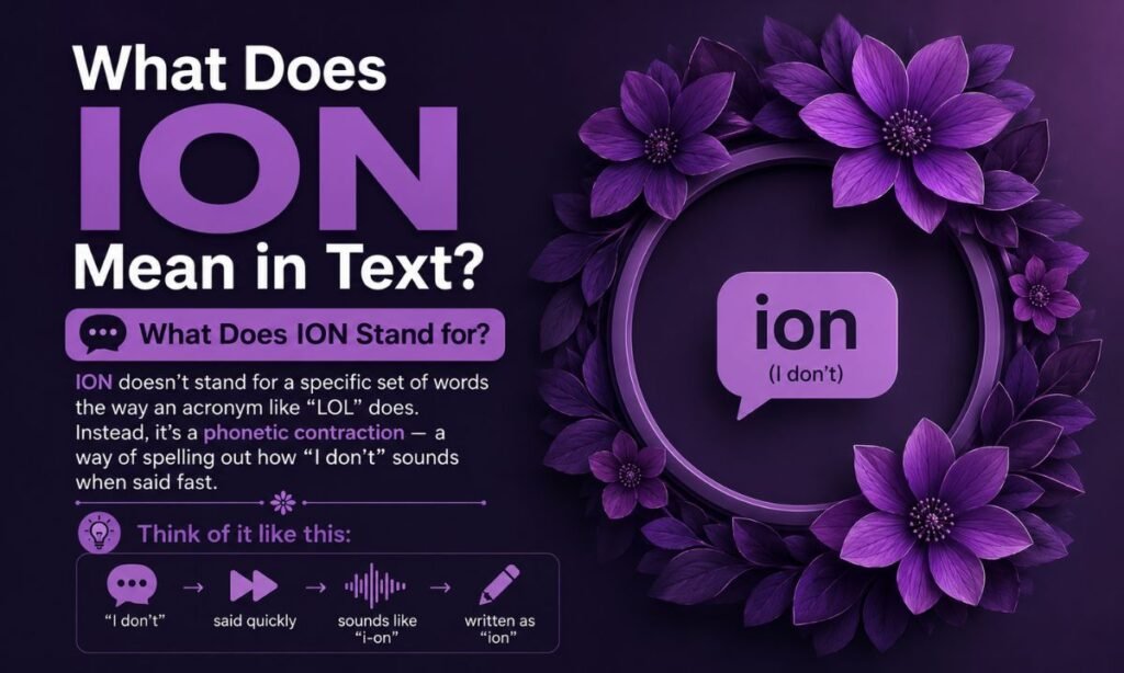 What does ION Stand for