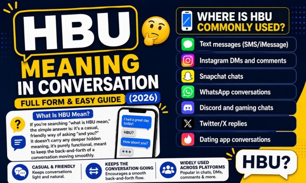 Where is HBU Commanly Used