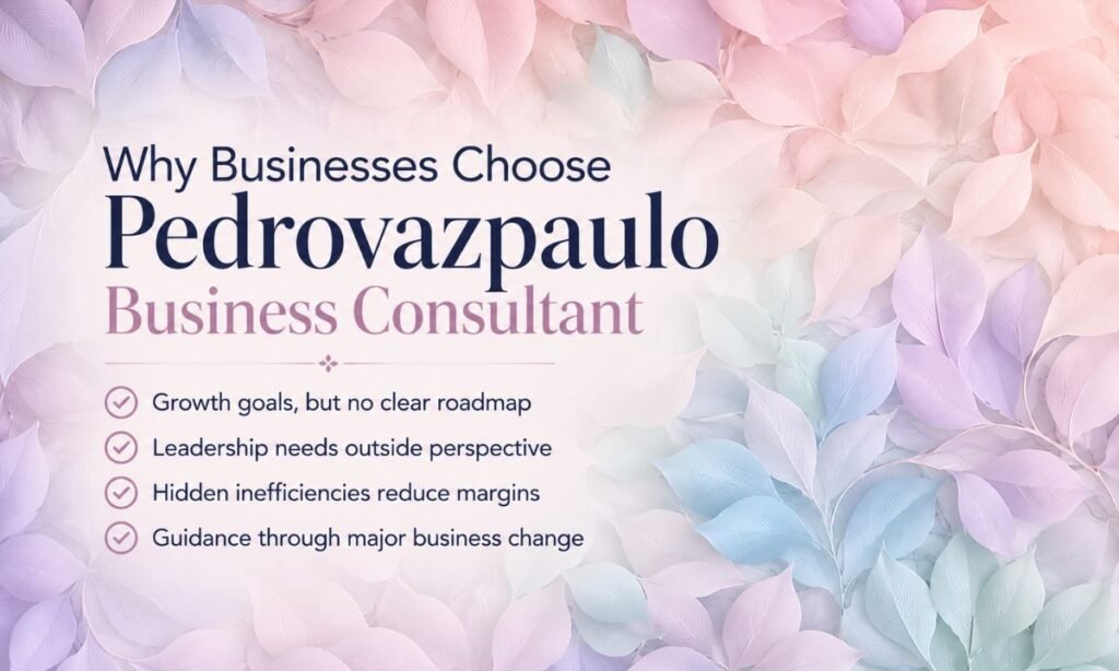 Why Business choose Pedrovazpaulo Business Consultant