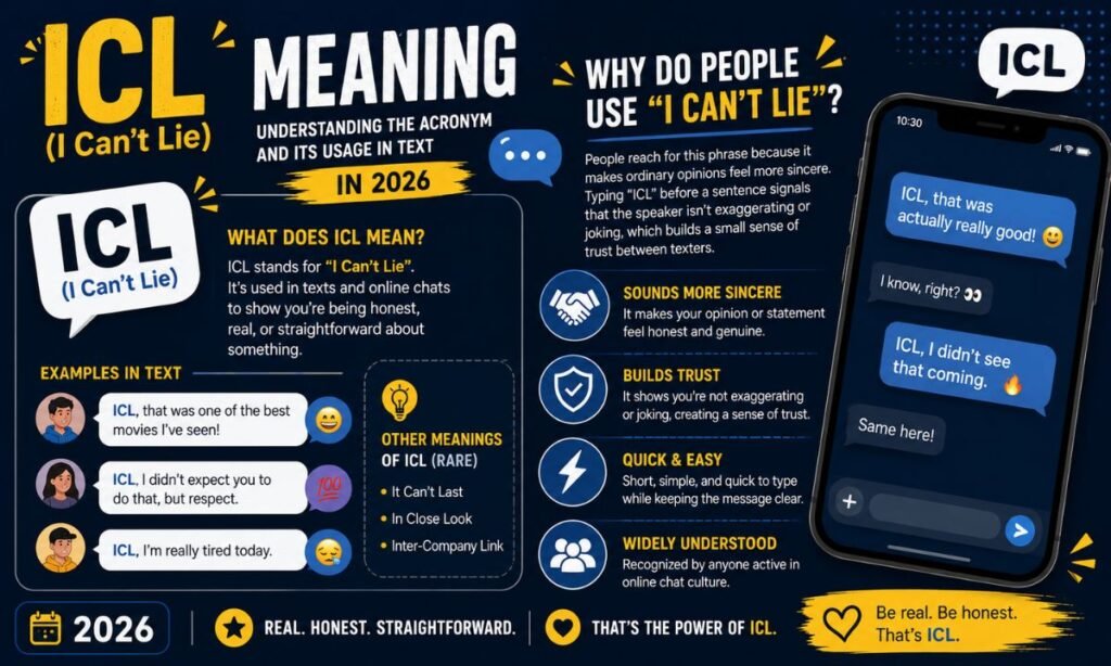why do people use ICL Meaning In 2026