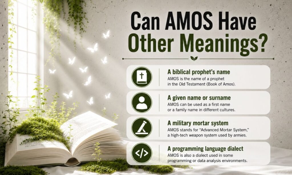 Can AMOS Have Other Meanings