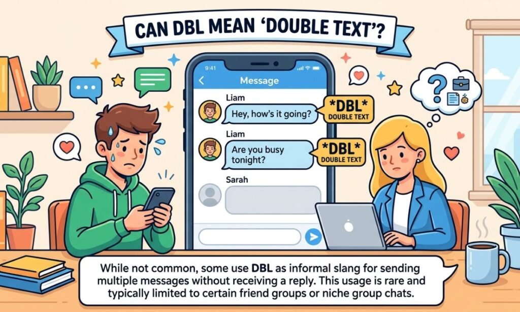 Can DBL Mean Double Text