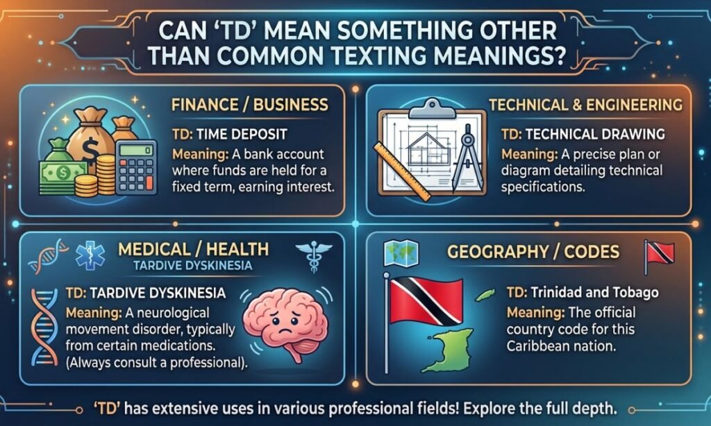 Can TD Mean Something Other Than the Common Texting Meanings