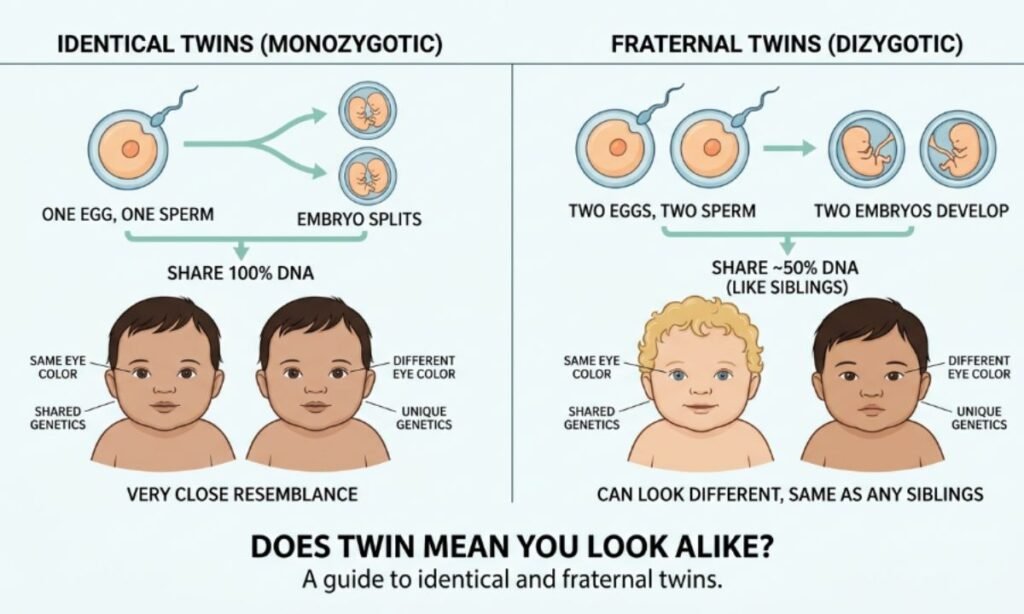 Does Twin Mean You Look Alike