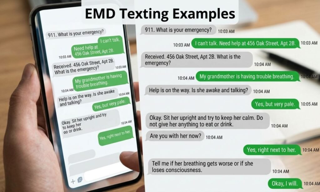 EMD Texting Examples