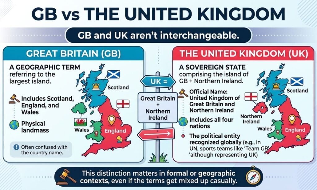 GB vs the United Kingdom