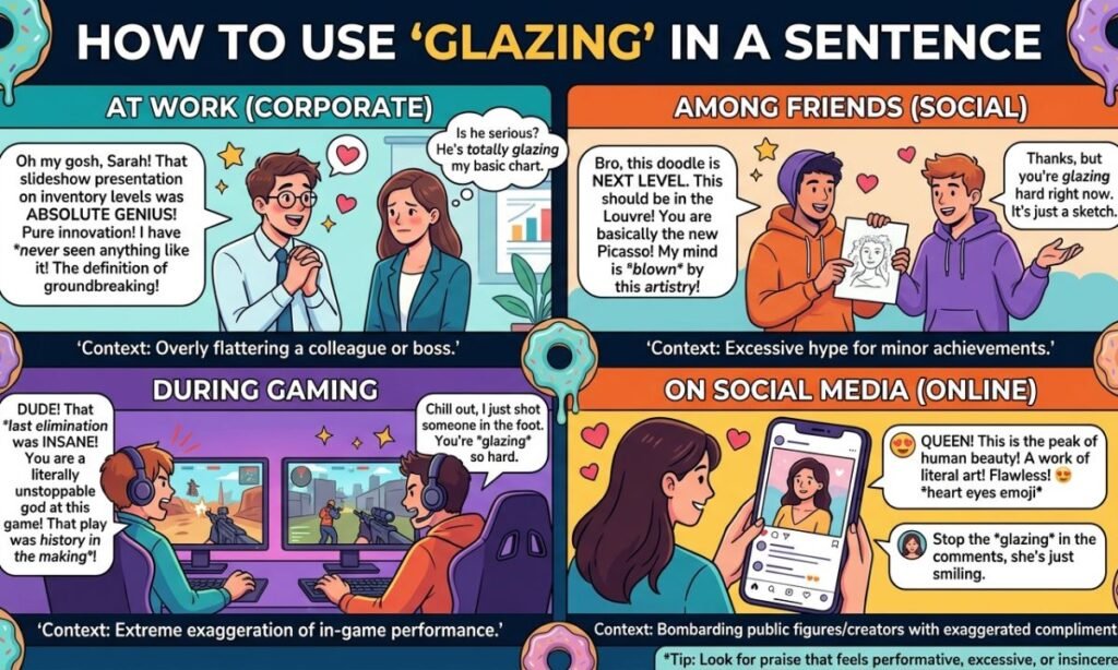 How to Use Glazing in a Sentence