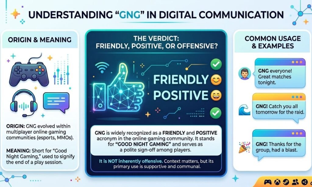 Is GNG Friendly, Positive, or Offensive