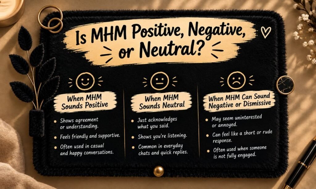 Is MHM Positive, Negative, or Neutral