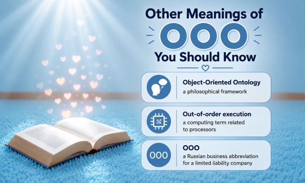 Other Meanings of OOO You Should Know