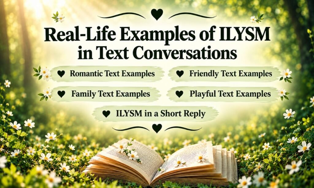 Real-Life Examples of ILYSM in Text Conversations