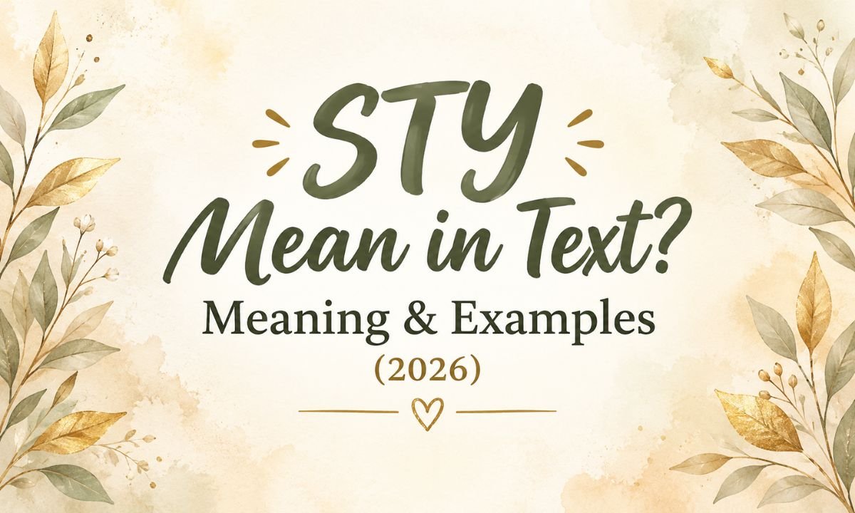 STY Mean in Text