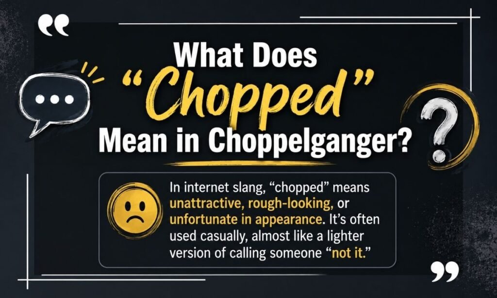 What Does Chopped Mean in Choppelganger