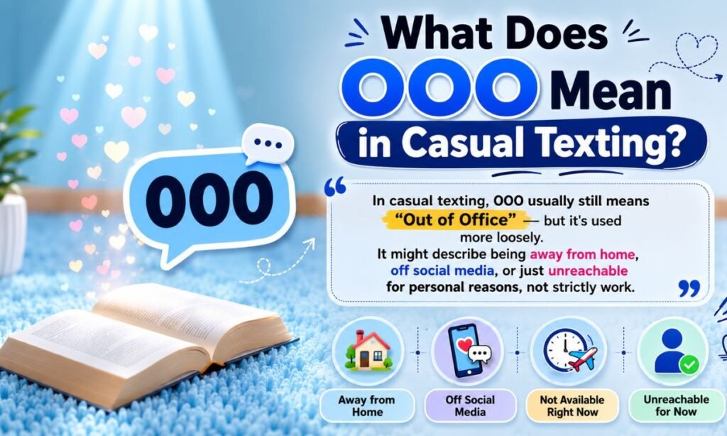 What Does OOO Mean in Casual Texting