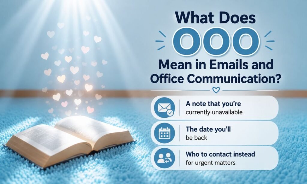 What Does OOO Mean in Emails and Office Communication