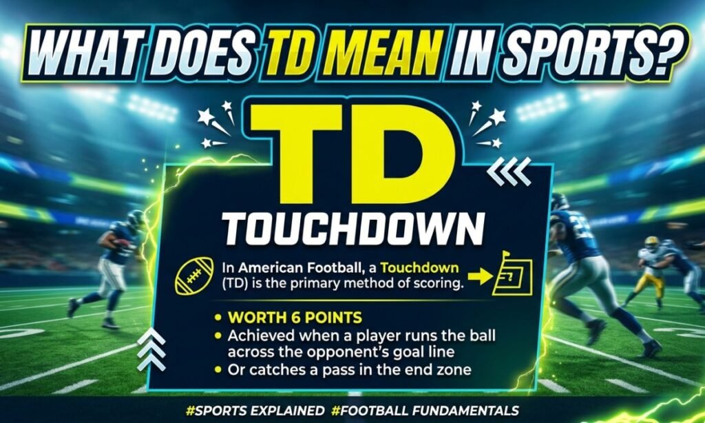 What Does TD Mean in Sports