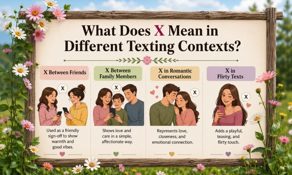 What Does X Mean in Different Texting Contexts