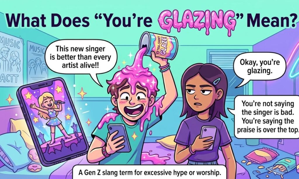What Does Youre Glazing Mean