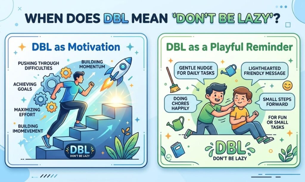 When Does DBL Mean Dont Be Lazy