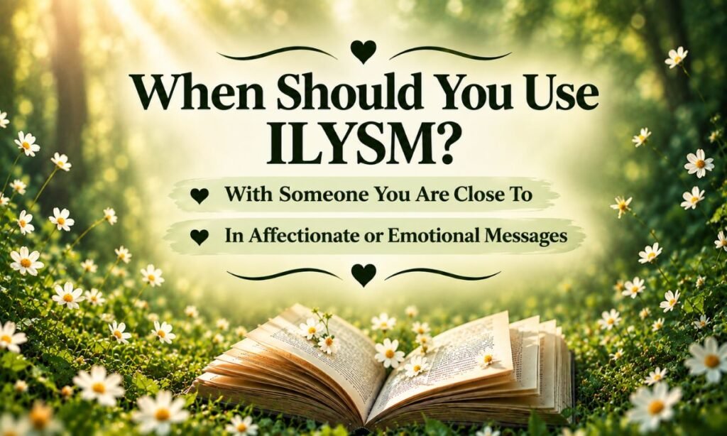 When Should You Use ILYSM