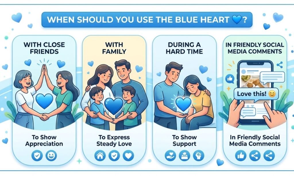 When Should You Use the Blue Heart 💙