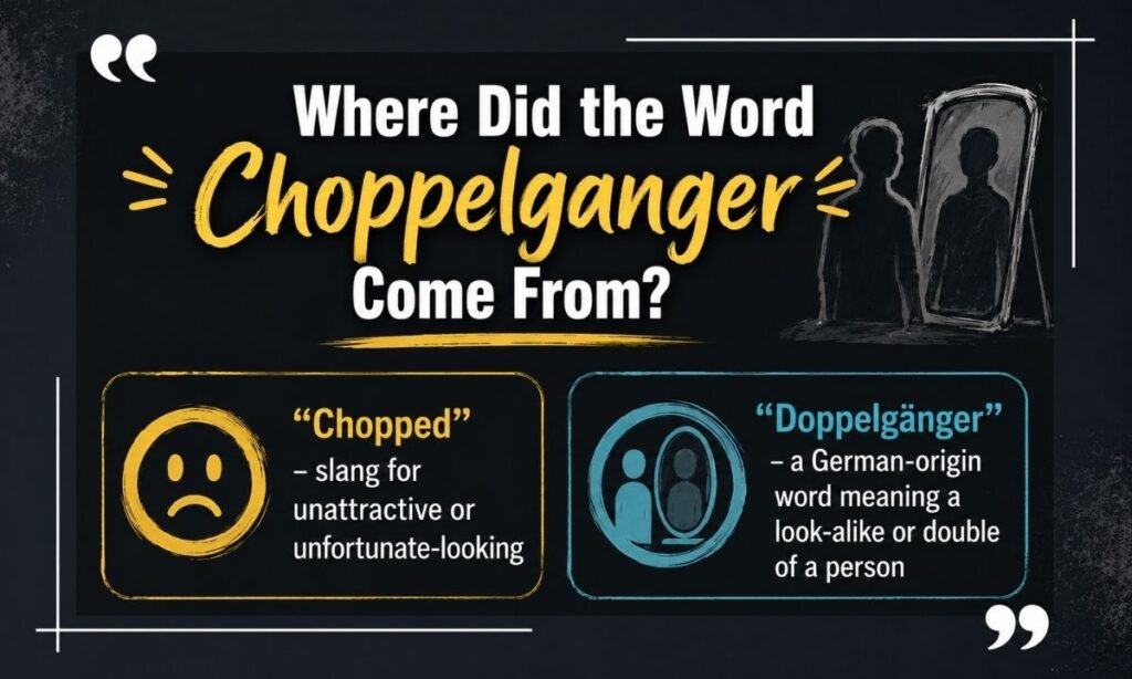 Where Did the Word Choppelganger Come From