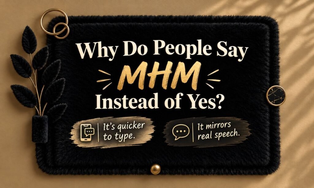 Why Do People Say MHM Instead of Yes