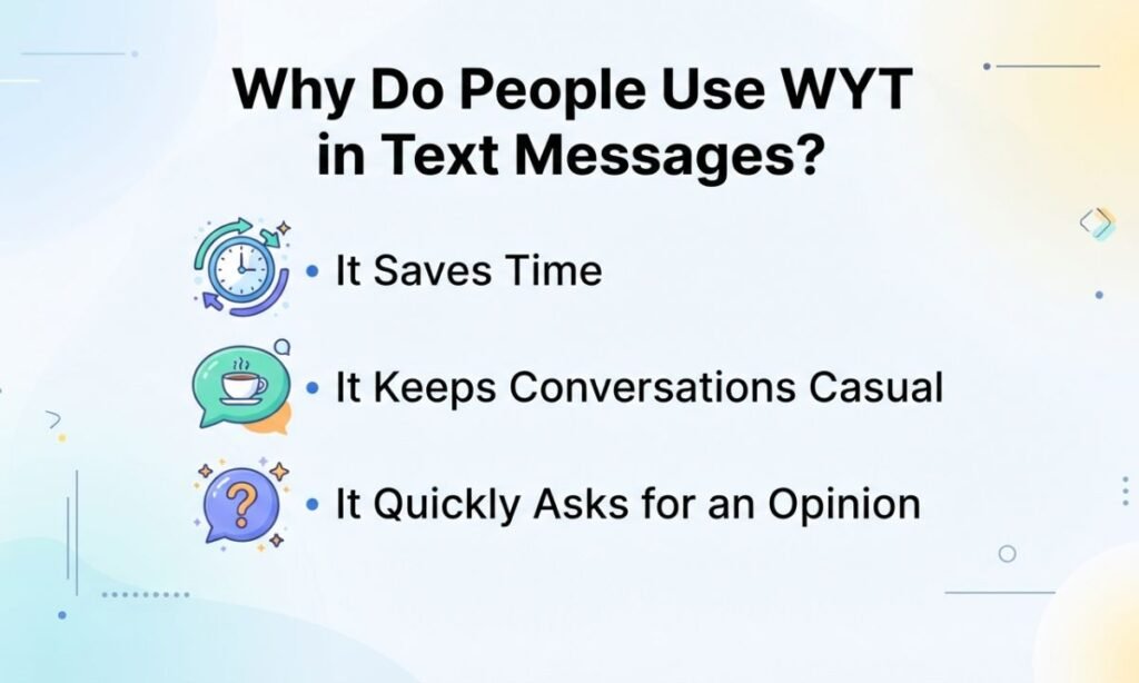 Why Do People Use WYT in Text Messages