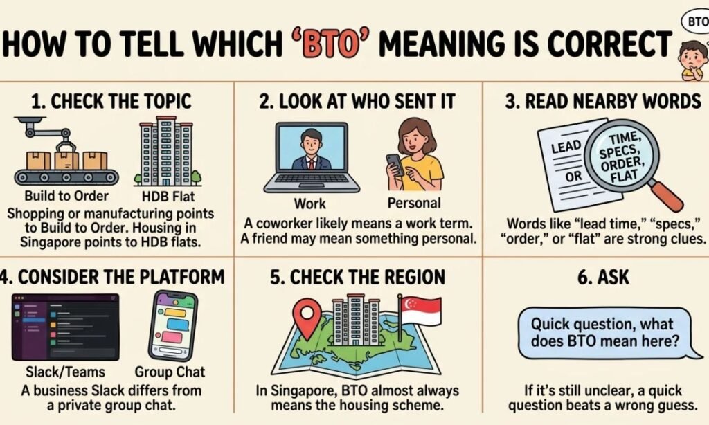 How to Tell Which BTO Meaning Is Correct