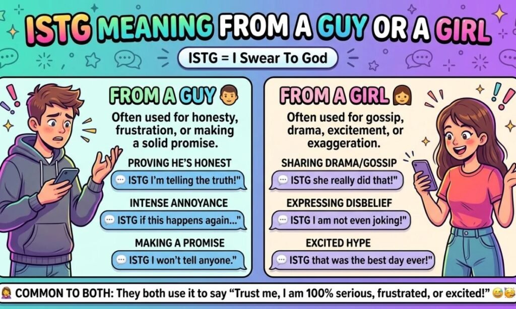 ISTG Meaning From a Guy or a Girl